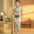 1930er Jahre chinesisches Cheongsam-Kleid im Shanghai-Stil mit Spitzenkante