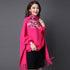 Two-sided Batwing Sleeves Sweater Shawl with Tassels