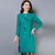 Floral Embroidery Long Sleeve Retro Cheongsam Knee Length Sweater Dress