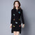 Butterfly Embroidery Retro Cheongsam Bodycon Sweater Dress