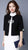 Open Front Floral Embroidery Chinese Style Women's Cardigan