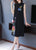 Sleeveless Floral Embroidery Modern Cheongsam A-line Knit Dress