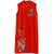 Sleeveless Floral Embroidery Modern Cheongsam A-line Knit Dress