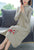 Long Sleeve Floral Embroidery Modern Cheongsam A-line Knit Dress
