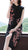 Robe en maille trapèze moderne sans manches à broderies florales Cheongsam