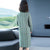 Auspicious Pattern Long Sleeve Modern Cheongsam A-line Knit Dress