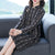 Auspicious Pattern Long Sleeve Modern Cheongsam A-line Knit Dress