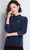 Mink Velvet Cheongsam Top Chinese Style Knit Shirt