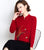 Floral Embroidery Cheongsam Top Chinese Style Loose Knit Shirt