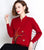 Floral Embroidery Cheongsam Top Chinese Style Loose Knit Shirt