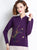 Floral Embroidery Cheongsam Top Chinese Style Loose Knit Shirt