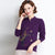 Floral Embroidery Cheongsam Top Chinese Style Loose Knit Shirt