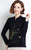 Floral Embroidery Cheongsam Top Chinese Style Loose Knit Shirt