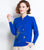 Floral Embroidery Cheongsam Top Chinese Style Loose Knit Shirt