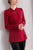 Floral Embroidery Cheongsam Top Chinese Style Knit Shirt