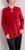 Camicia in maglia stile cinese cheongsam con ricamo floreale sul collo del buco della chiave