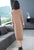 High Collar Long Sleeve Chinese Style A-line Knit Dress Sweater Dress