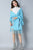 Floral Embroidery Knit Cape Jacket with Tassels