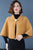 Imitated Mink Wool Shawl Cape Jacket