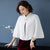 Imitated Mink Wool Shawl Cape Jacket