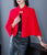 Cheongsam Matched Floral Embroidery Imitated Mink Wool Shawl Cape Jacket