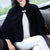 Cheongsam Matched Floral Embroidery Imitated Mink Wool Shawl Cape Jacket