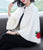 Cheongsam Matched Floral Embroidery Imitated Mink Wool Shawl Cape Jacket