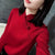 Mandarin Collar Women's Blouse Chinese Style Knit Shirt