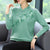 Floral Embroidery Women's Blouse Chinese Style Knit Shirt