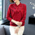 Camicetta da donna in maglia stile cinese con paillettes floreali