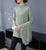 Floral Embroidery Chinese Style Women's Knit Coat Two-piece Suit