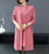 Maple Leaf Stickerei Chinesischer Stil Damen Strickmantel Zweiteiliger Anzug