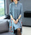 Floral Embroidery Chinese Style Knit Dress & Coat Two-piece Suit