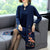 Blumenstickerei im chinesischen Stil Strickkleid & Mantel Zweiteiliger Anzug