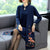 Floral Embroidery Chinese Style Knit Dress & Coat Two-piece Suit