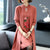 Zweiteiliger Anzug mit Blumenstickerei im chinesischen Stil aus Cheongsam und Mantel
