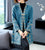 Floral Embroidery Chinese Style Knit Mother Coat Long Shawl