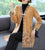 Floral Embroidery Chinese Style Knit Mother Coat Long Shawl