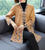 Floral Embroidery Chinese Style Knit Mother Coat Long Shawl