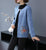 Chinese Style Mother Coat Long Shawl with Floral Embroidery Pockets