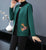 Chinese Style Mother Coat Long Shawl with Floral Embroidery Pockets