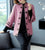 3/4 Sleeve Floral Embroidery Chinese Style Knit Coat Shawl