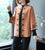 3/4 Sleeve Floral Embroidery Chinese Style Knit Coat Shawl