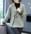 Asymmetry Hem V Neck Chinese Style Knit Mother Coat