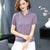 Camicia in maglia stile cinese a maniche corte con top in cheongsam