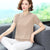 Short Sleeve Cheongsam Top Chinese Style Knit Shirt
