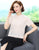 Short Sleeve Cheongsam Top Chinese Style Knit Shirt