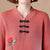 Floral Embroidery Long Sleeve Knee Length A-line Knit Dress Mother Dress