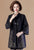 Trumpet Sleeve Floral Embroidery Oriental Wool Knit Coat