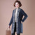 Open Front Elegant Women's Oriental Wool Knit Coat